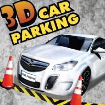 3D car parking logo